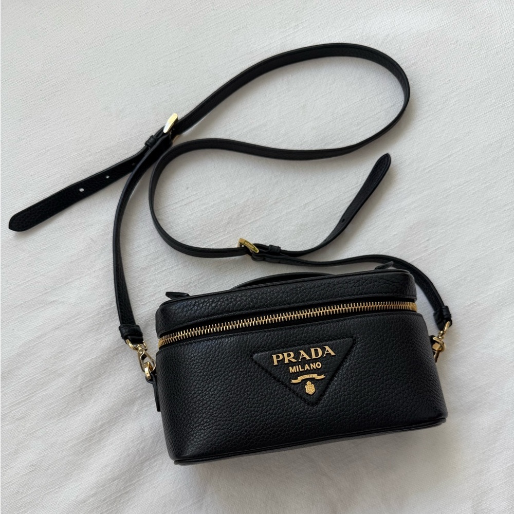 Prada Leather Mini Vanity Bag